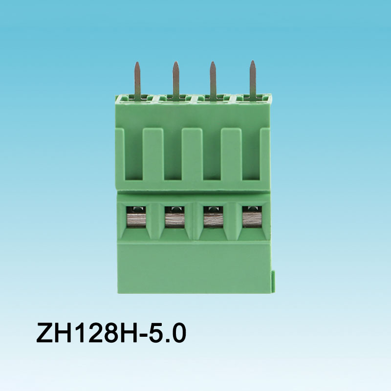 Borne à vis pour PCB à position élevée verte 128